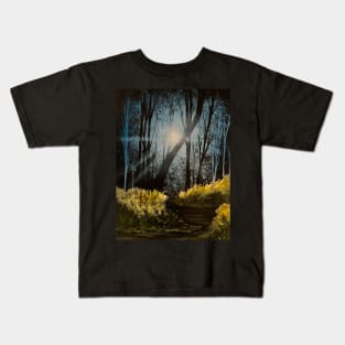 Golden Rays of Sunlight Kids T-Shirt